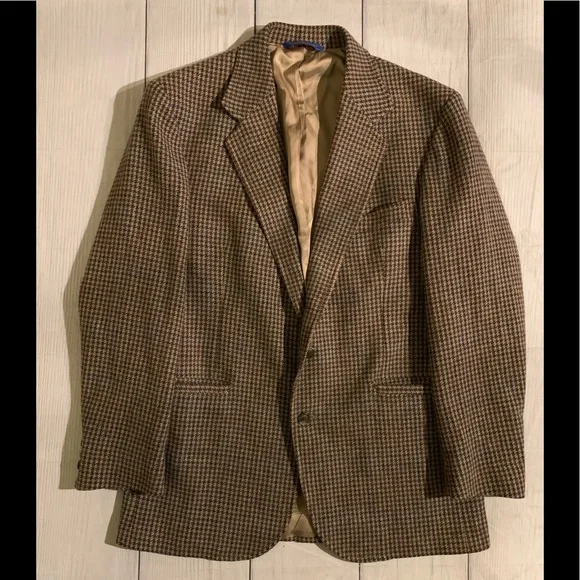 VTG Pendleton Men’s Size 42L Multicolor Houndstooth Sport Coat/Blazer